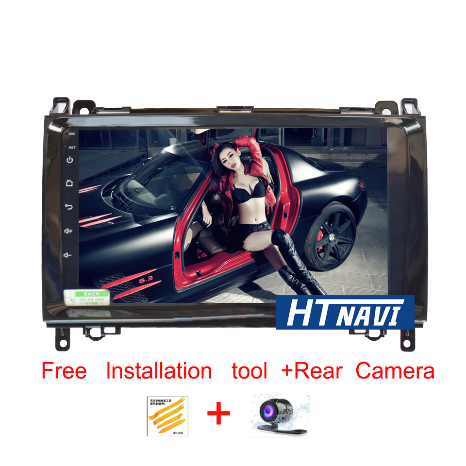 HTNAVI Lecteur multimédia de voiture pourBenz A-W169/ B-W245 2004-2012