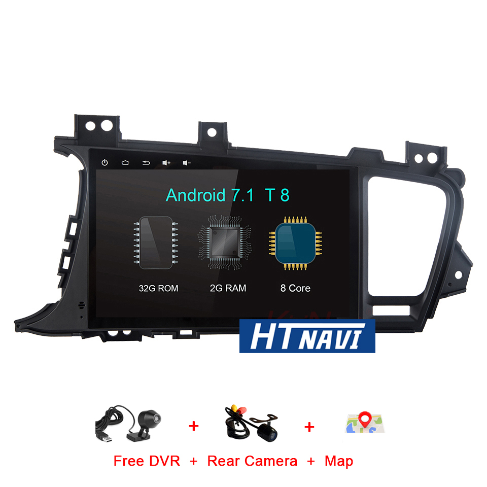 HTNAVI Reproductor multimedia para coche para Kia K5/Optima 2011-2013