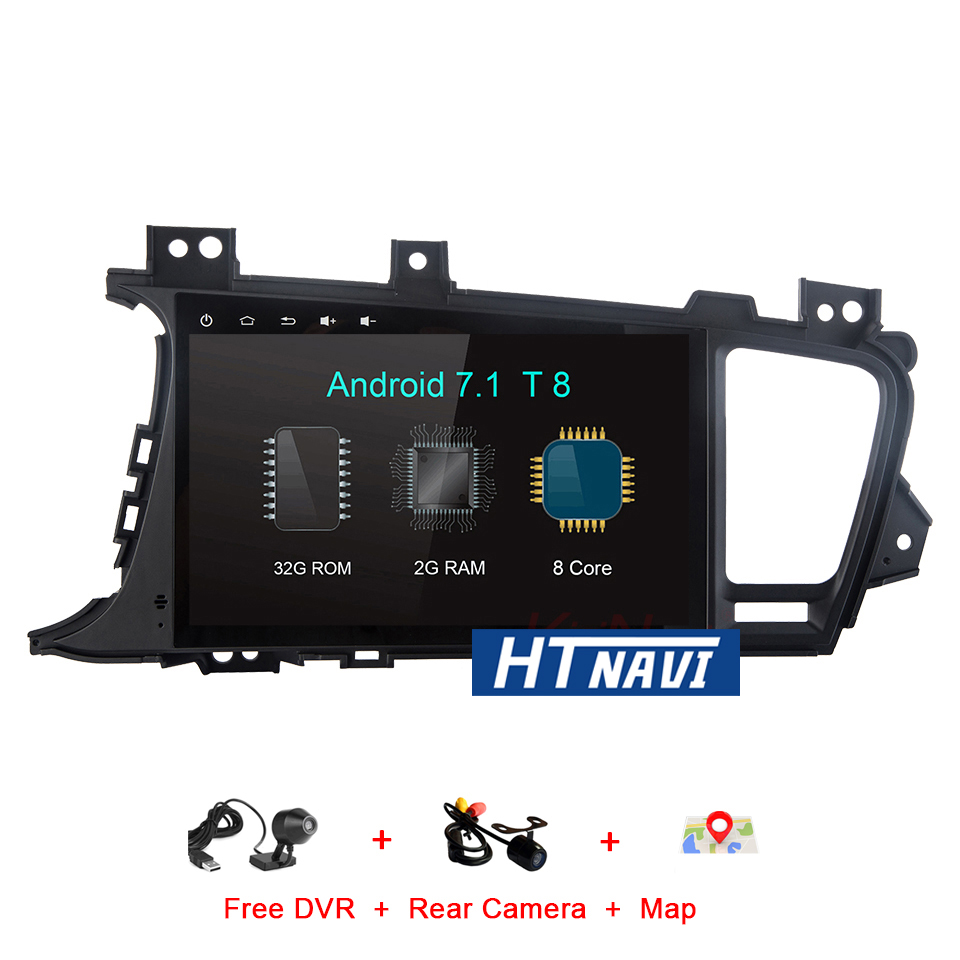 HTNAVI Lecteur multimédia de voiture pourKia K5/Optima 2011-2013