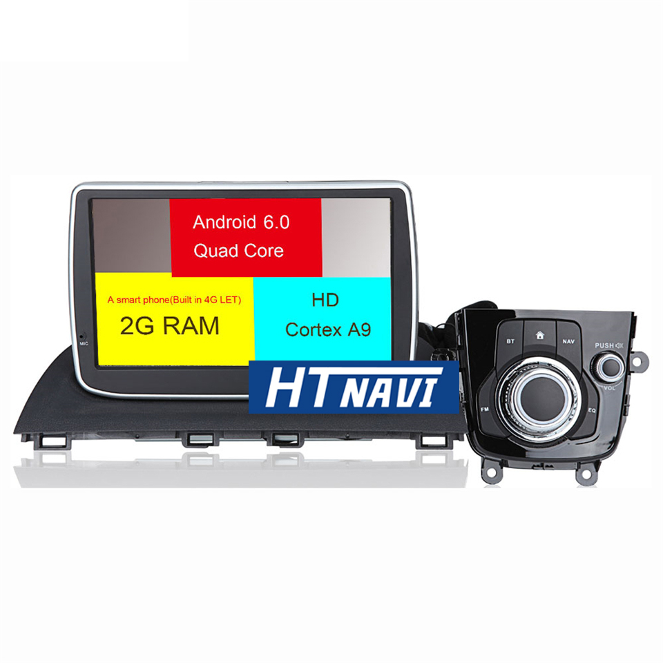 HTNAVI Reproductor multimedia para coche para Mazda 3 Axela 2013-2016