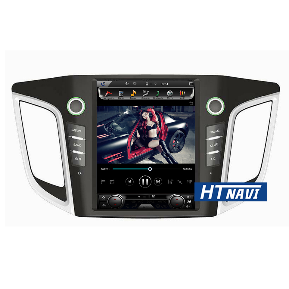 HTNAVI Player multimídia para carro para Hyundai IX25 Creta 2014-2018