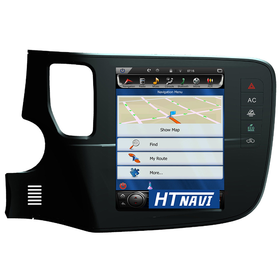 HTNAVI Reproductor multimedia para coche para Mitsubishi Outlander 2013