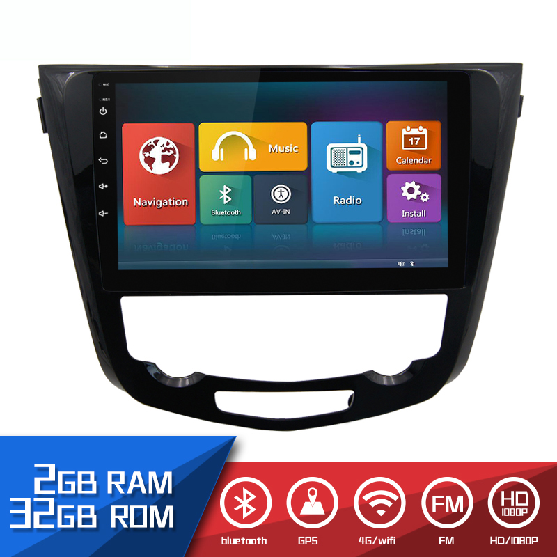 HTNAVI Player multimídia para carro para Nissan X-Trail 2013-2019