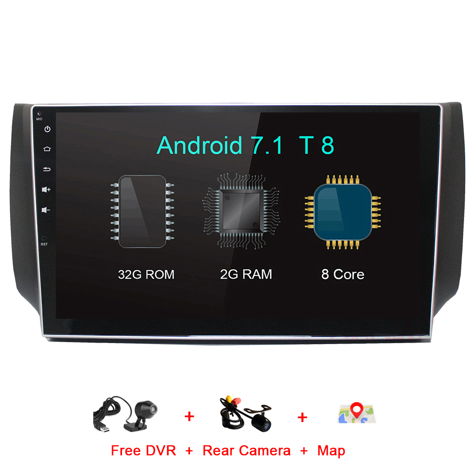 HTNAVI Car Multimedia Player For Nissan Sylphy 2012-2017