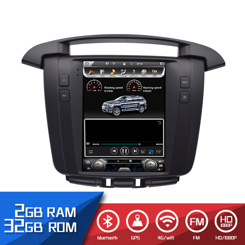 HTNAVI Reproductor multimedia para coche para Toyota Innova 2016-2017