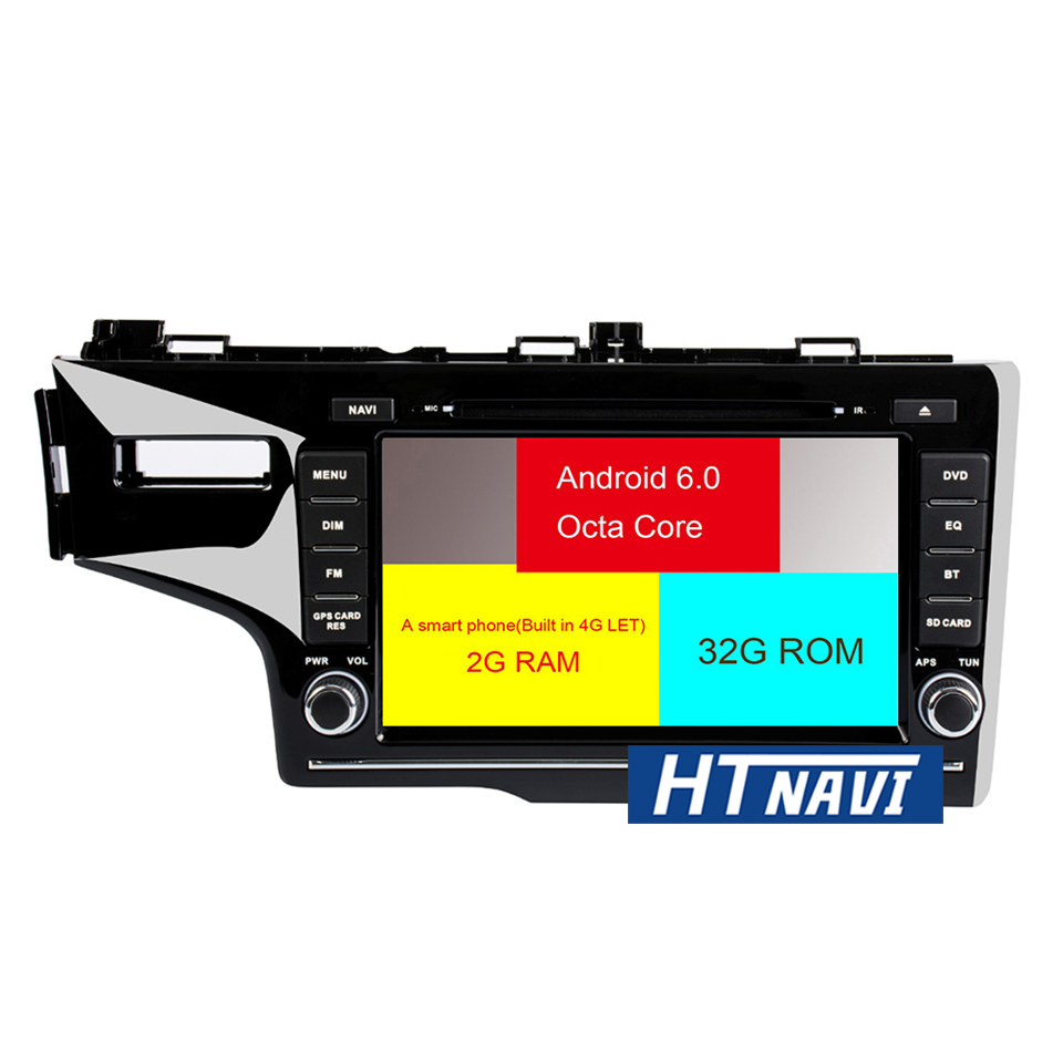 HTNAVI Player multimídia para carro para Honda Fit 2009-2013