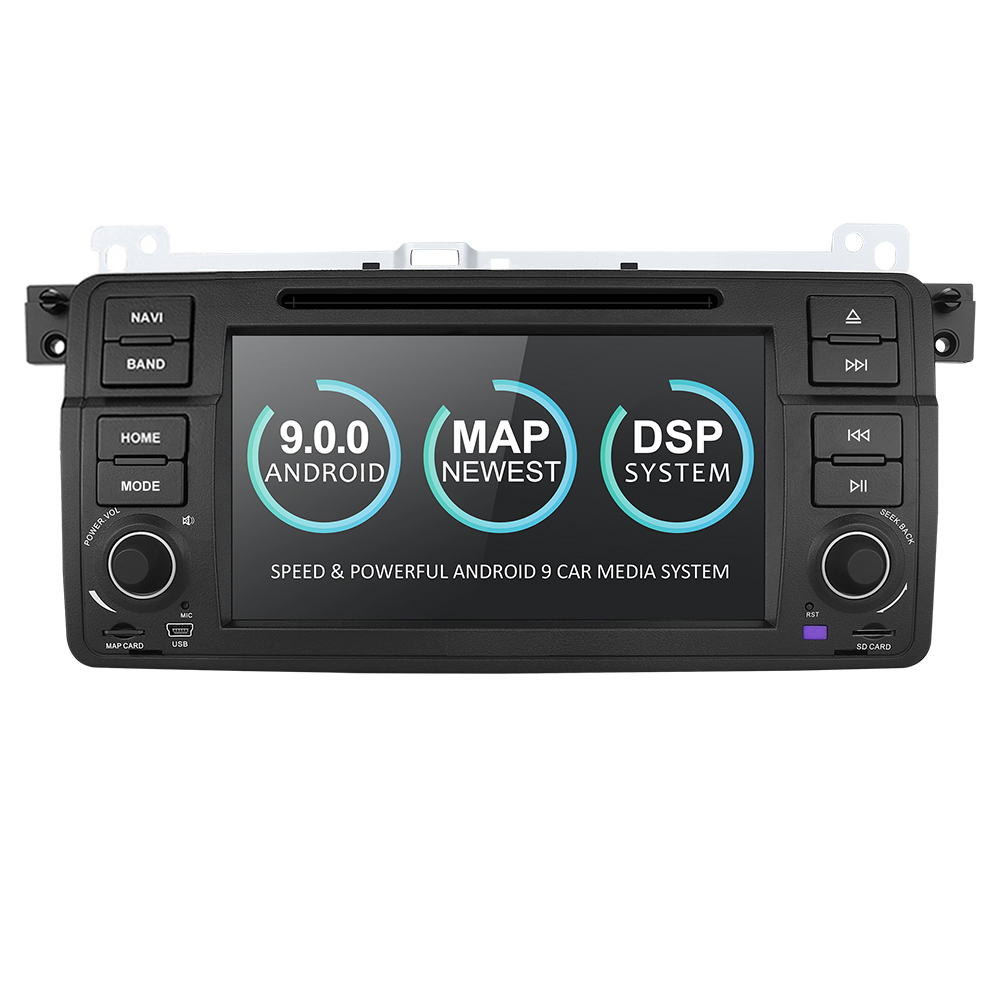 HTNAVI Reproductor multimedia para coche para BMW E46 M3/Rover 75 1998-2006