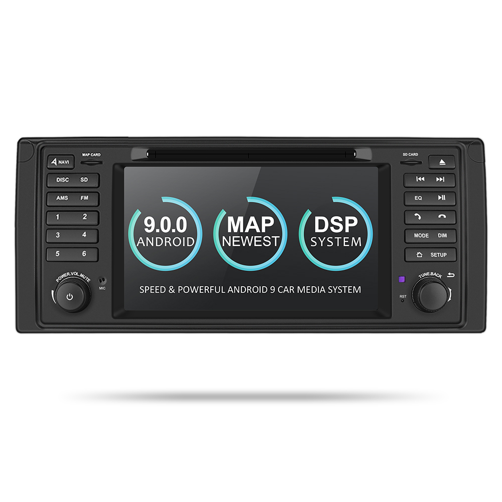 HTNAVI Player multimídia para carro para BMW E39/E53/X5 2002-2007