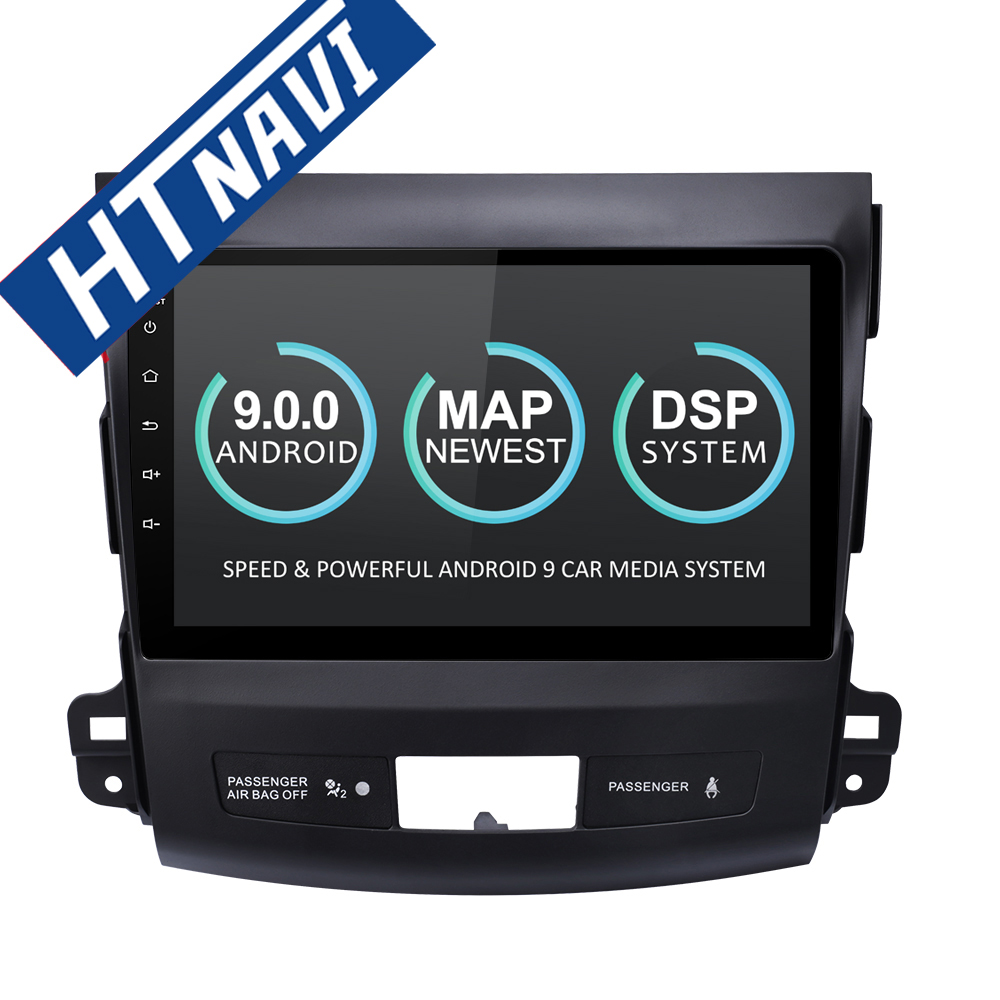 HTNAVI Player multimídia para carro para Mitsubish Outlander 2007-2012