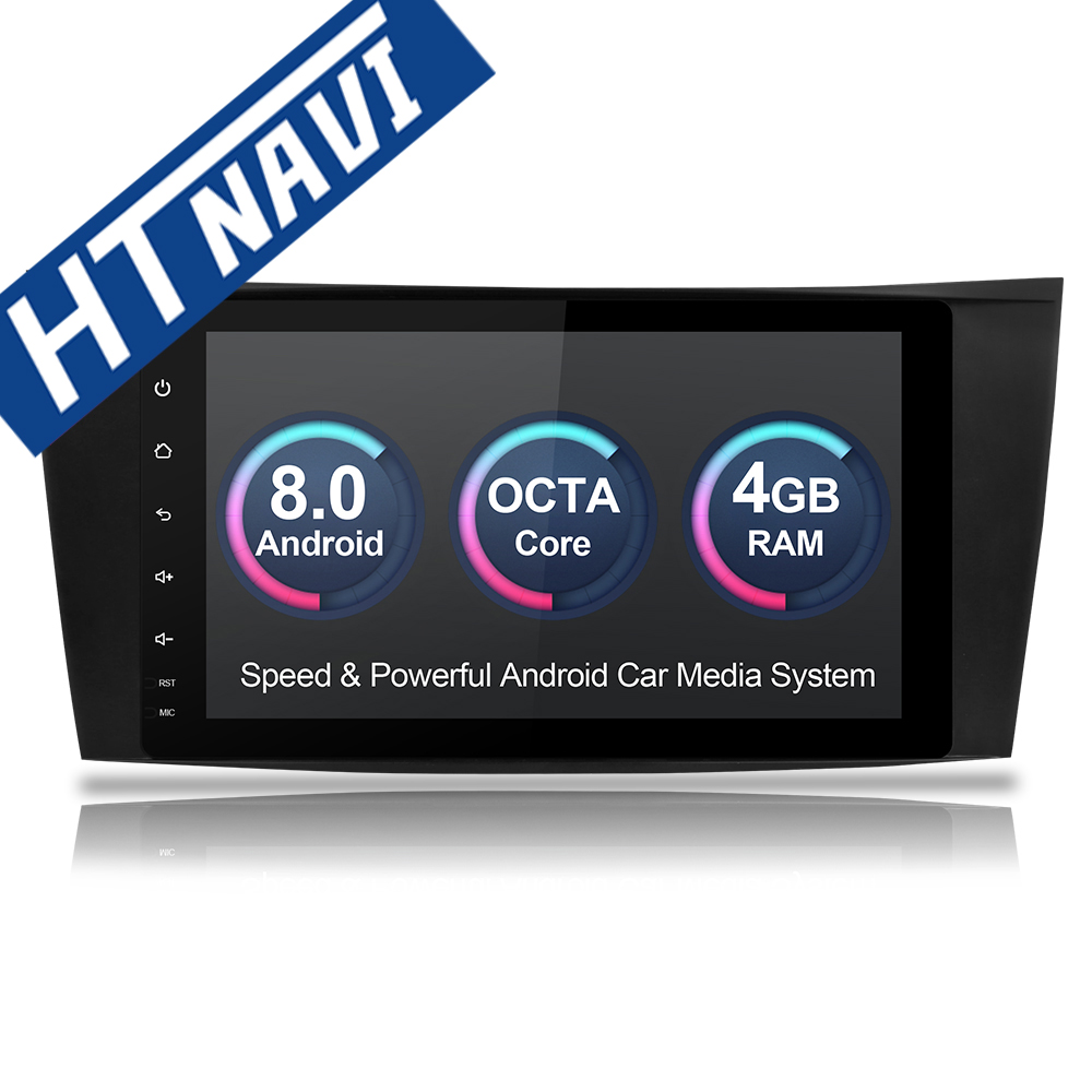 HTNAVI Car Multimedia Player For Mercedes-Benz CLK-Class/E-Class 2002-2008