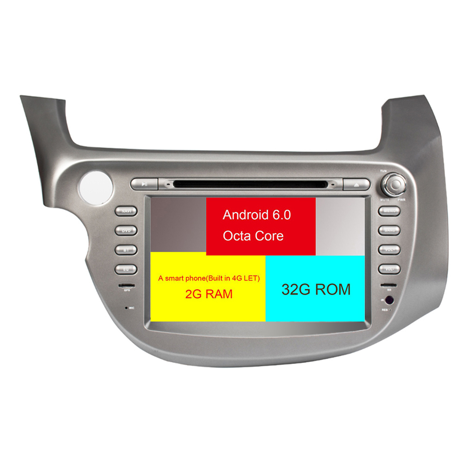 HTNAVI Lecteur multimédia de voiture pourhonda Jazz/Fit 2009 - 2013