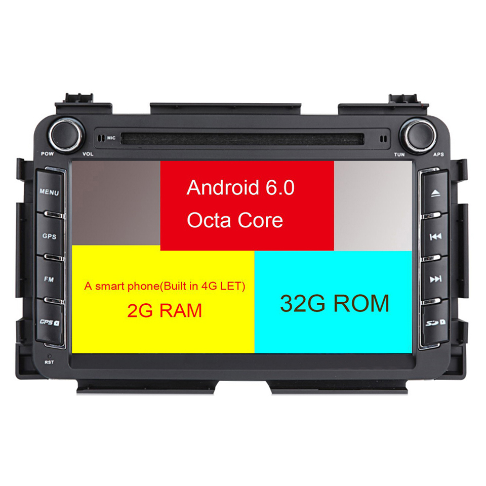 HTNAVI Lettore multimediale per auto per honda HRV / VEZEL 2013 - 2017