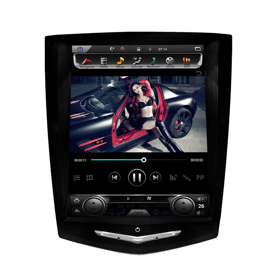 HTNAVI Reproductor multimedia para coche para Cadillac ATS/ATSL/XTS/SRX 2013-2015