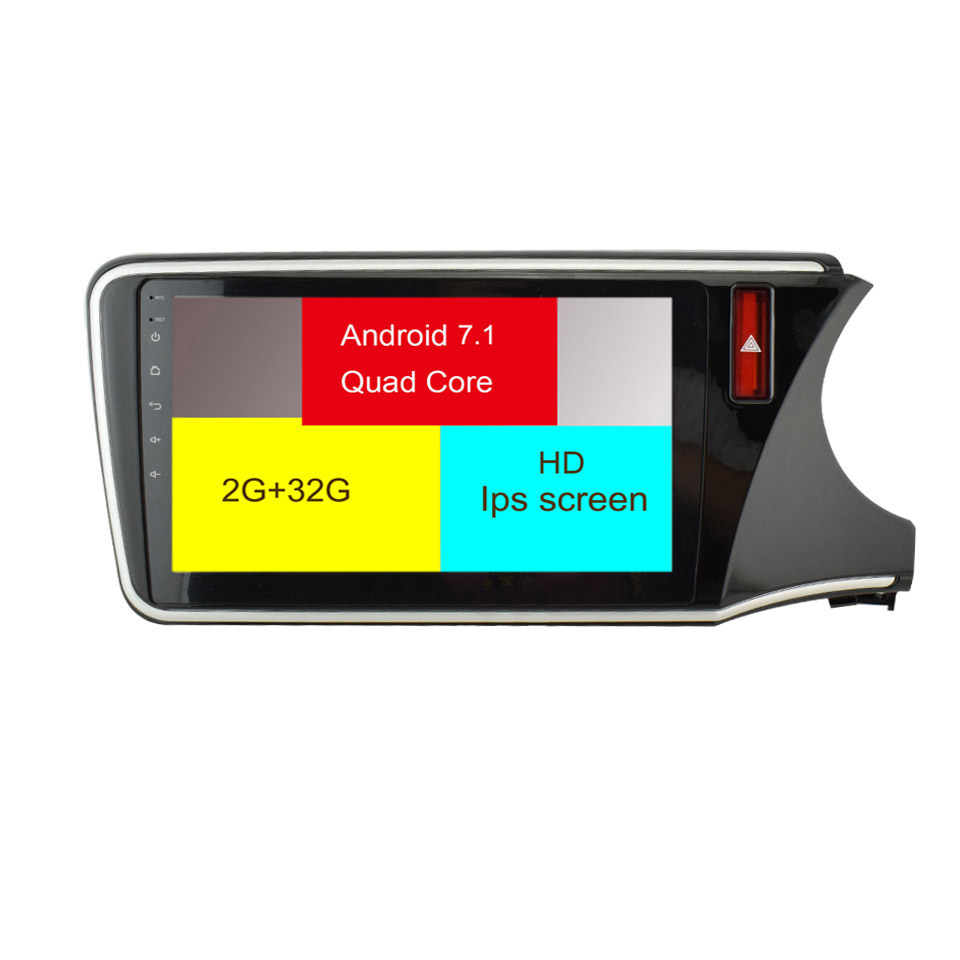 HTNAVI Reproductor multimedia para coche para honda City 2014-2017