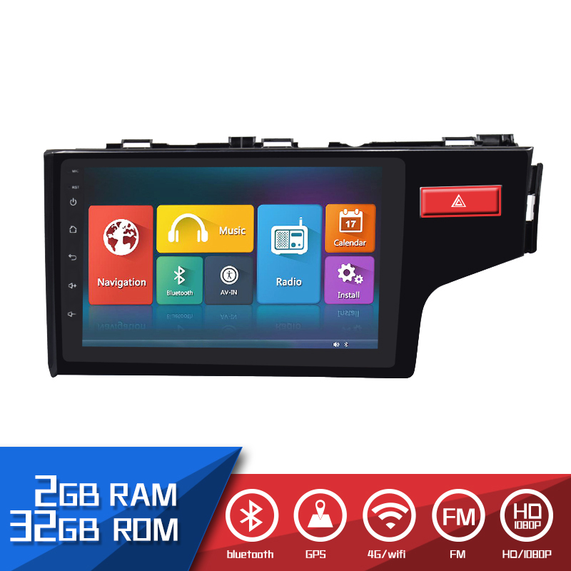 HTNAVI Reproductor multimedia para coche para honda Fit 2014-2016