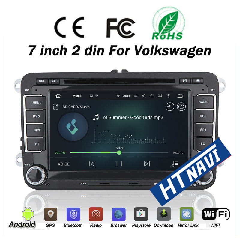 HTNAVI Reproductor multimedia para coche para Volkswagen Golf mk6 2005-2012