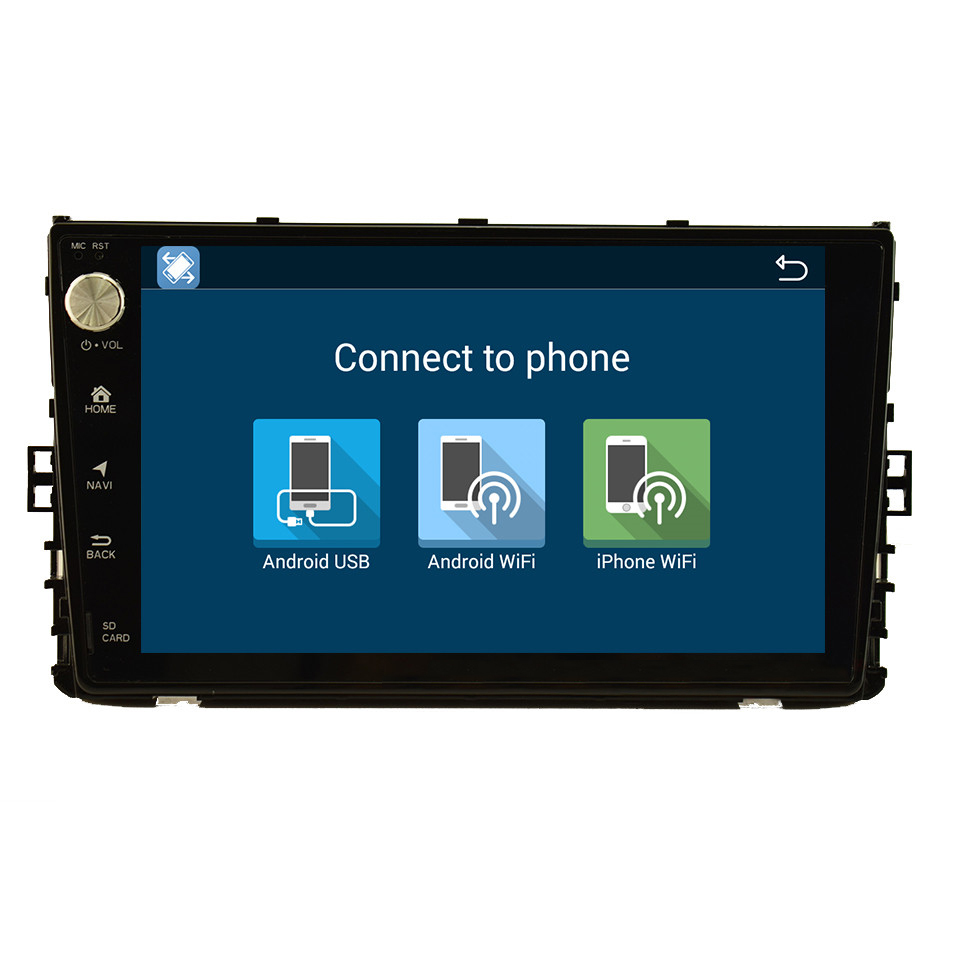 HTNAVI Lettore multimediale per auto per Volkswagen Passat 2005-2013