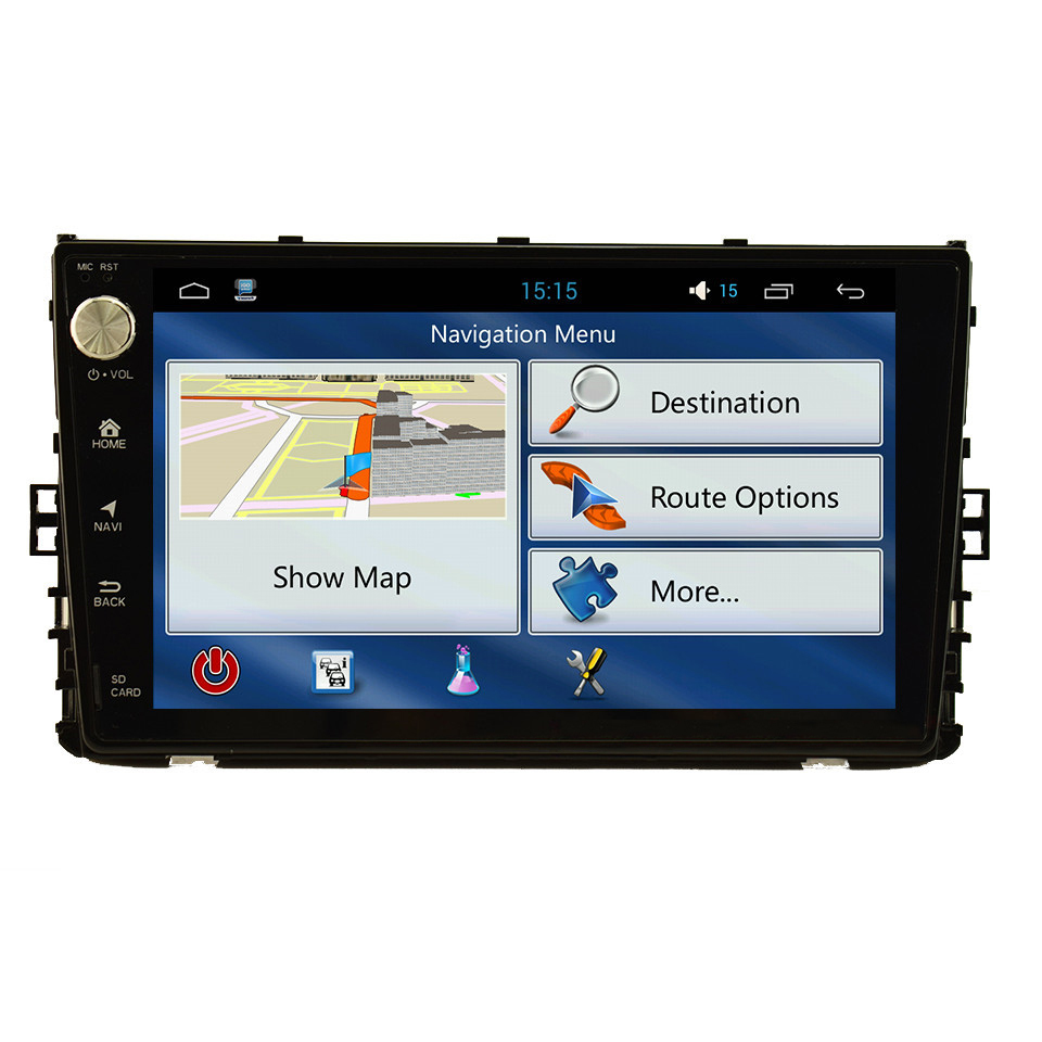 HTNAVI Reproductor multimedia para coche para Volkswagen POLO 2018