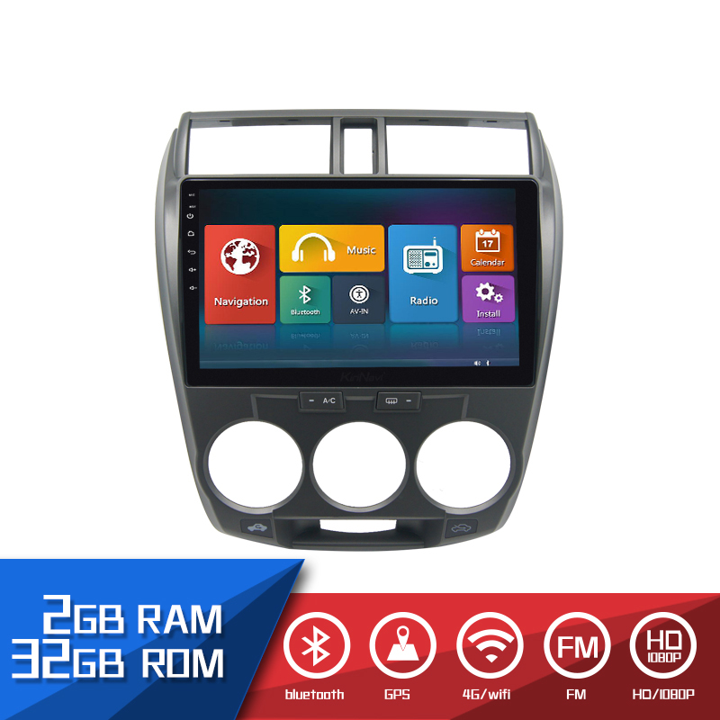 HTNAVI Car Multimedia Player For honda City 2008-2013