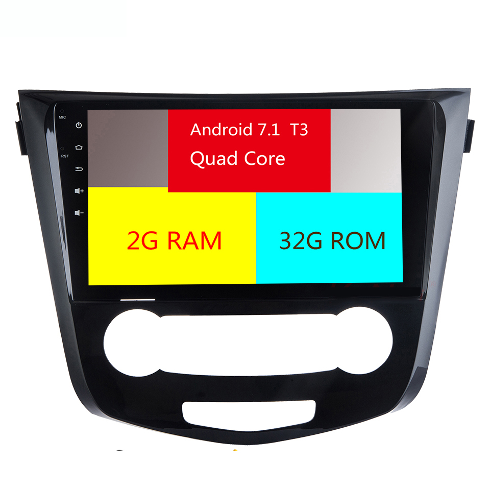 HTNAVI Lecteur multimédia de voiture pourNissan Qashqai/X-trail 2013-2015