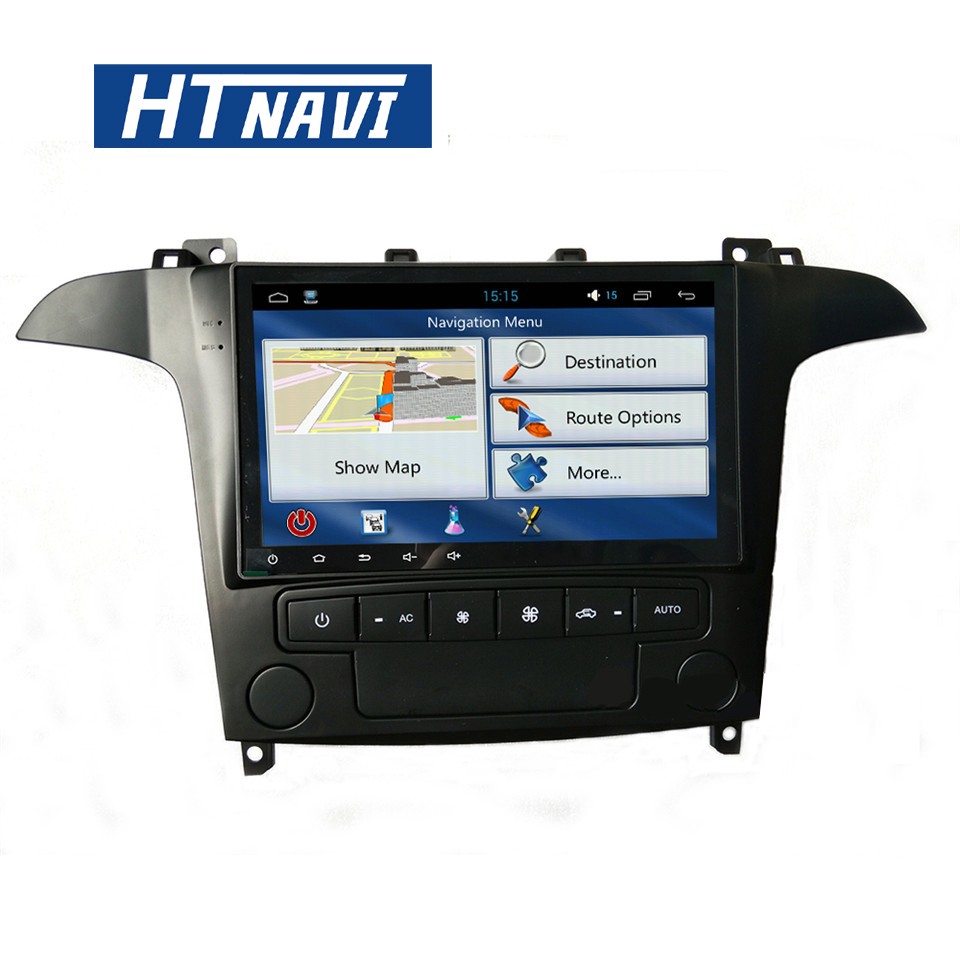 HTNAVI Player multimídia para carro para Ford S-Max 2007-2008