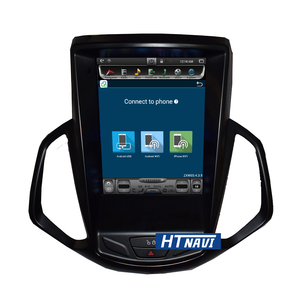 HTNAVI Reproductor multimedia para coche para Ford Ecosport 2013-2017