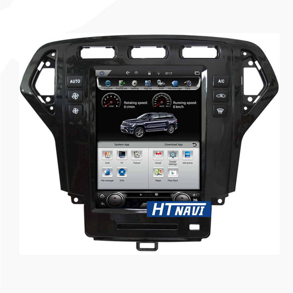 HTNAVI Player multimídia para carro para Ford Mondeo 2007-2010