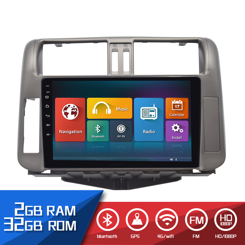 HTNAVI Reproductor multimedia para coche para Toyota Prado 2010-2013