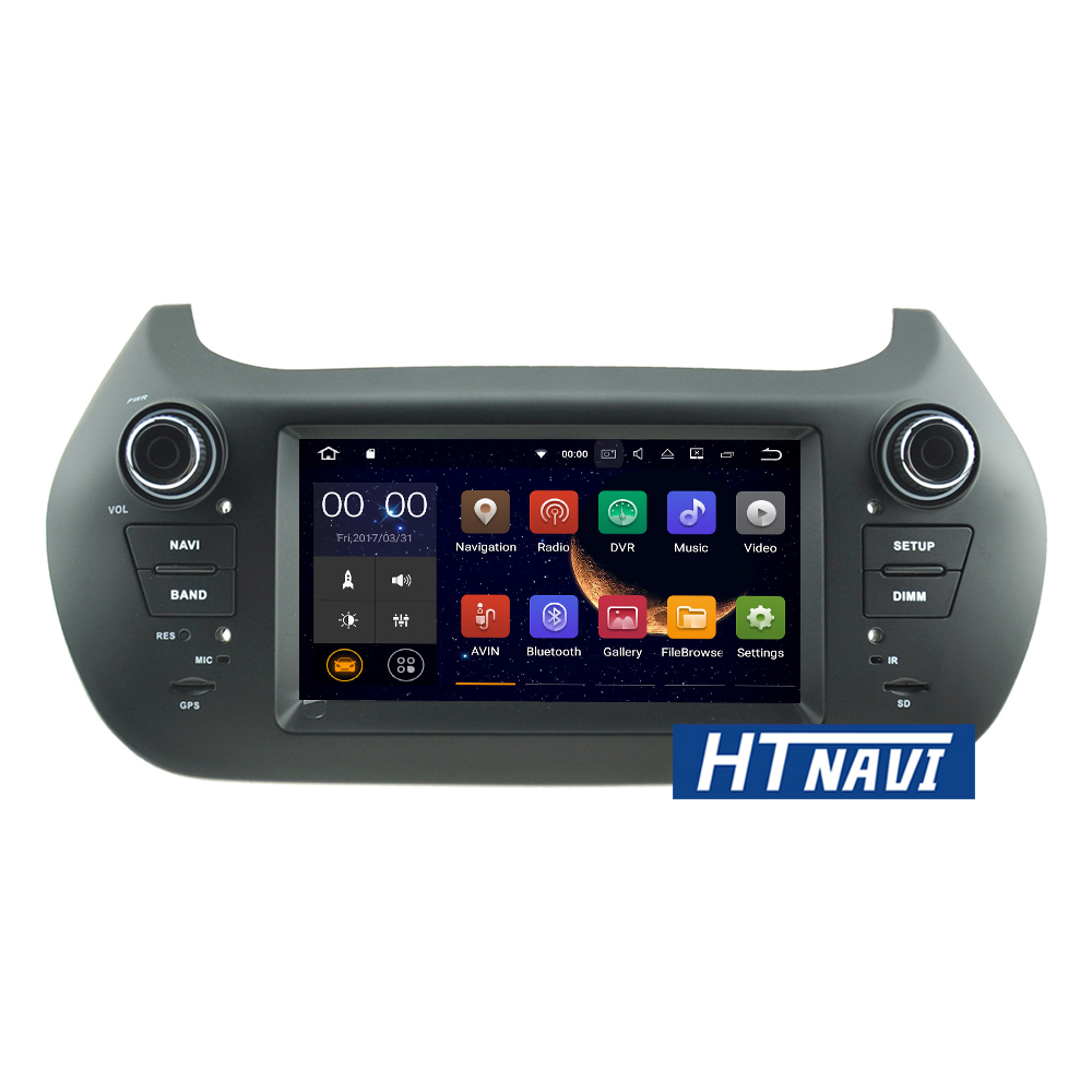 HTNAVI Player multimídia para carro para Fiat Fiorino 2008-2015