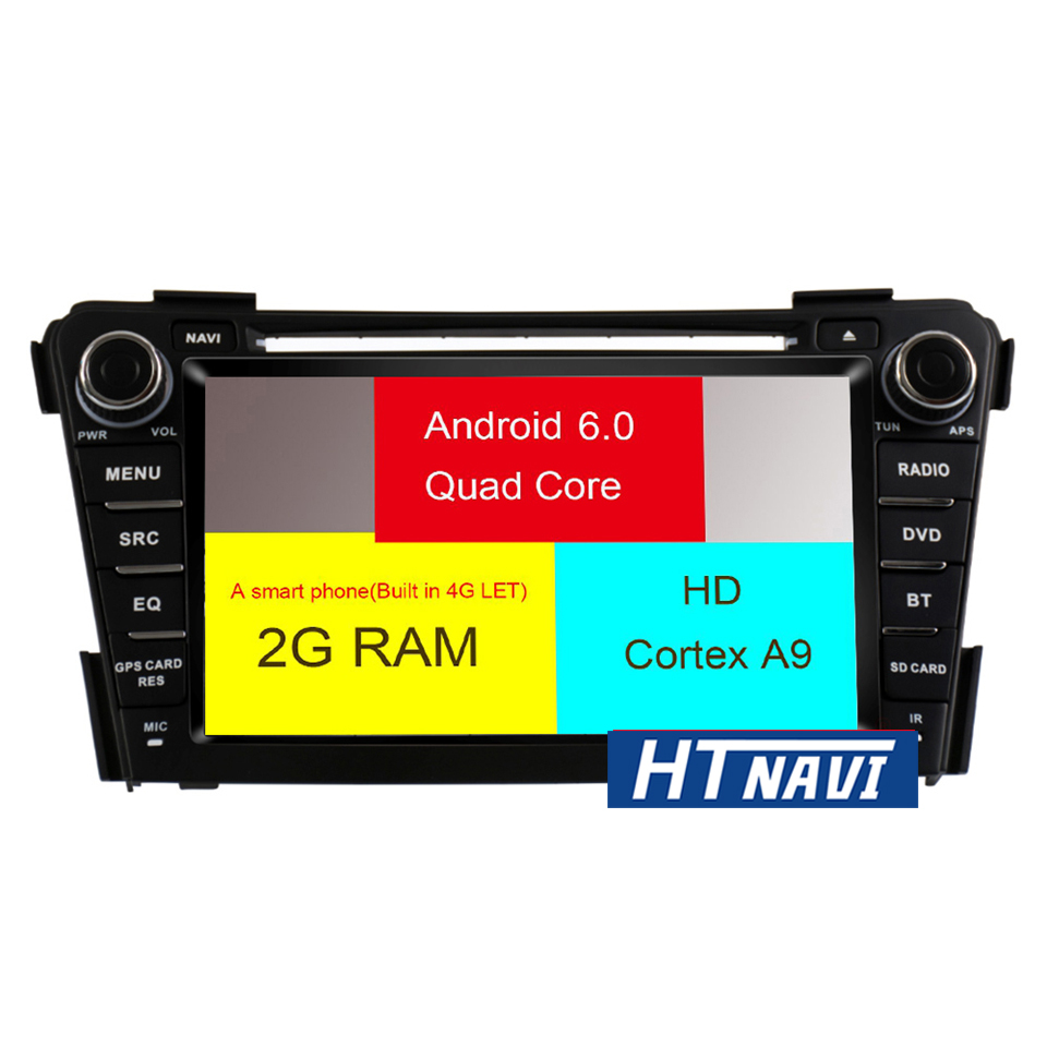 HTNAVI Lecteur multimédia de voiture pourHyundai I40 2011-2017