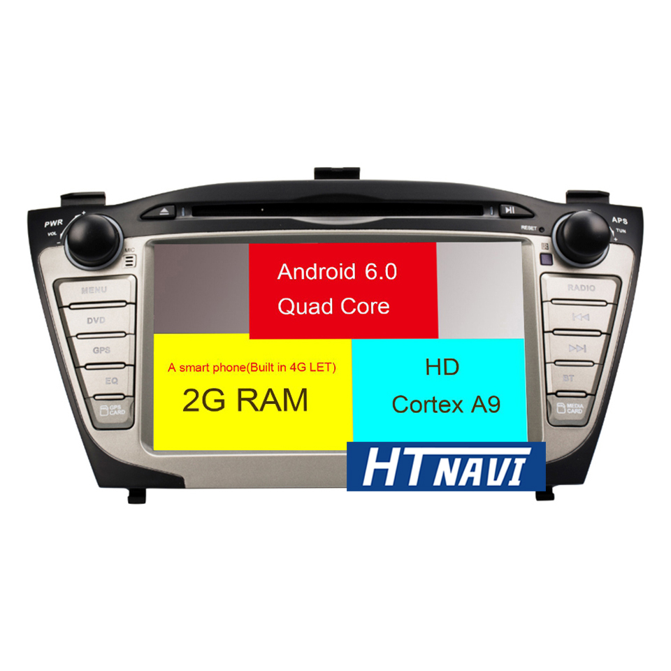 HTNAVI Lettore multimediale per auto per Hyundai IX35 2009-2011