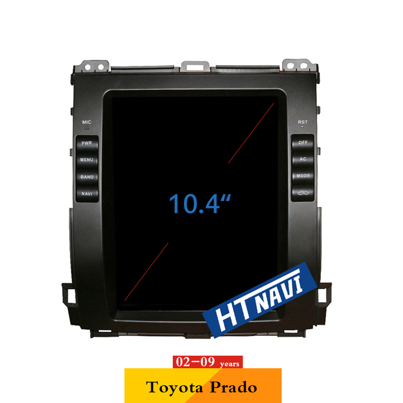 HTNAVI Player multimídia para carro para Toyota Prado 2002-2009