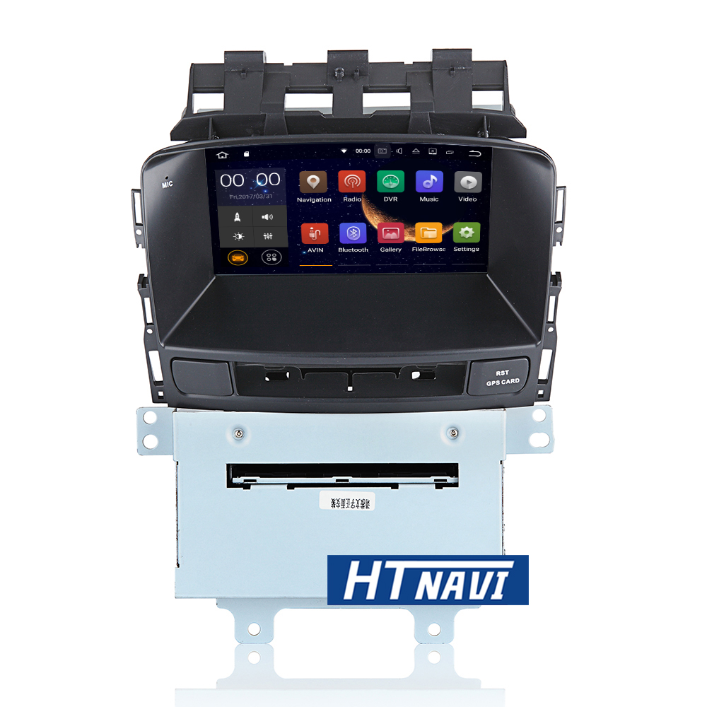 HTNAVI Reproductor multimedia para coche para Opel Astra J/Vauxhall Astra/Buick Verano 2010-2013