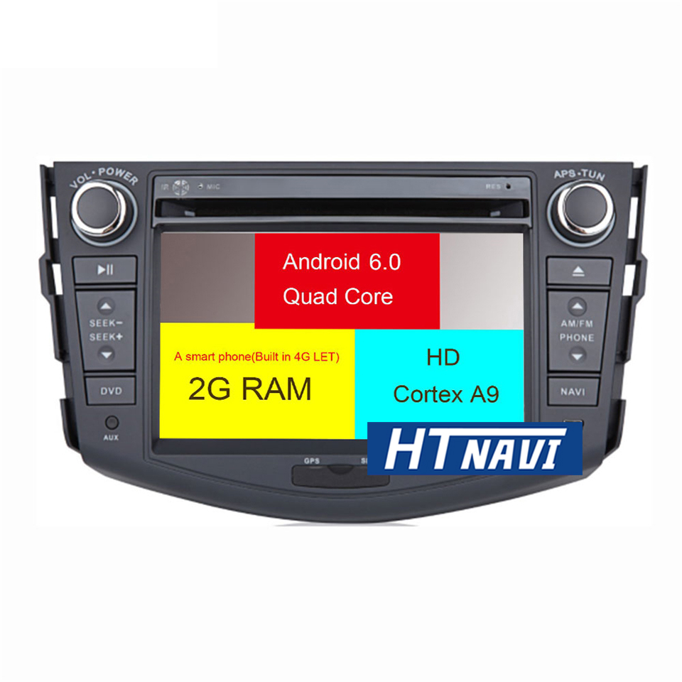 HTNAVI Lecteur multimédia de voiture pourToyota RAV4 2006-2011