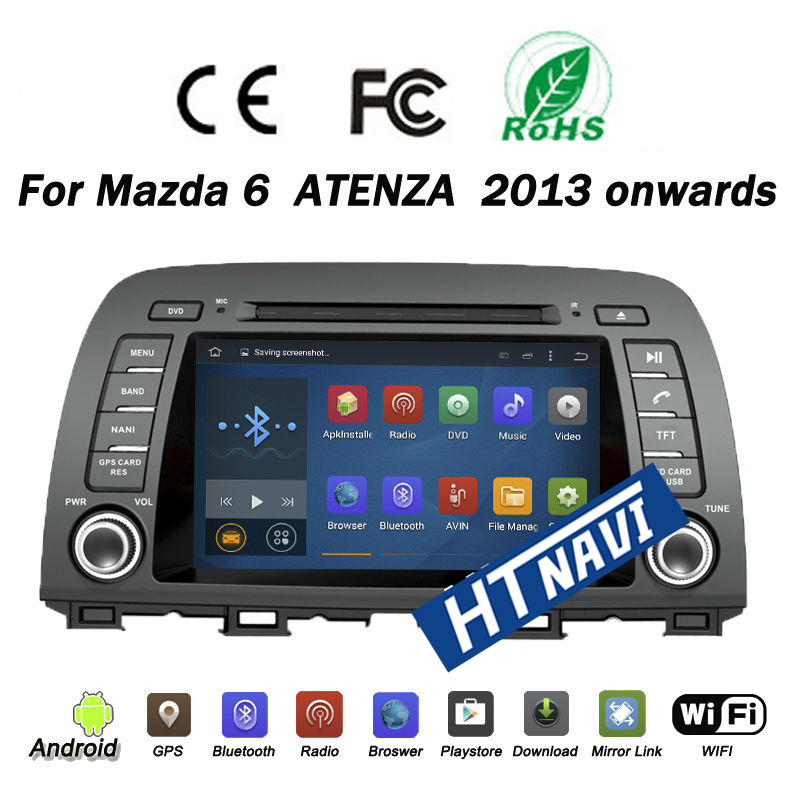 HTNAVI Lettore multimediale per auto per Mazda 6 2013-2015