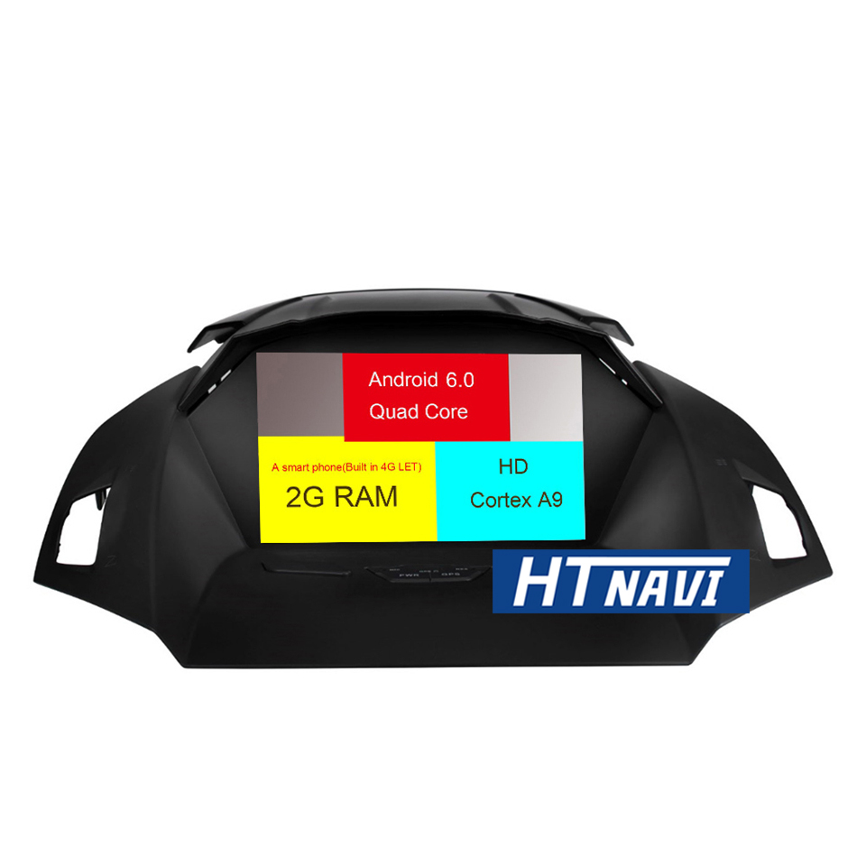 HTNAVI Player multimídia para carro para Ford Kuga 2013-2016