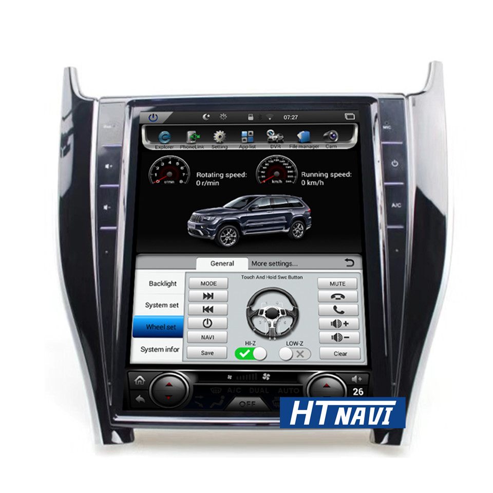 HTNAVI Player multimídia para carro para Toyota Harrier 2010-2018