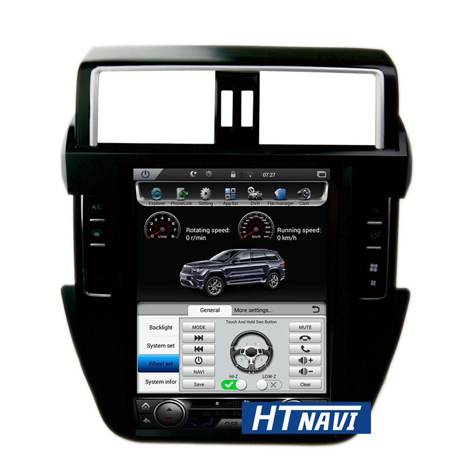 HTNAVI Car Multimedia Player For Toyota Prado 2014-2018