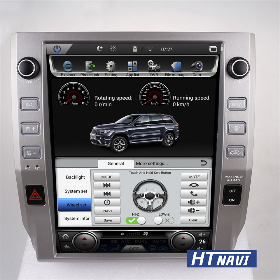 HTNAVI Player multimídia para carro para Toyota Tundra 2014 -2017