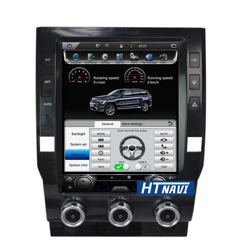 HTNAVI Player multimídia para carro para Toyota Tundra 2014 -2018