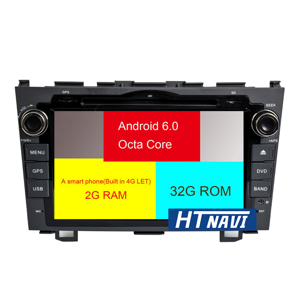 HTNAVI Car Multimedia Player For Honda CR-V 2007-2011