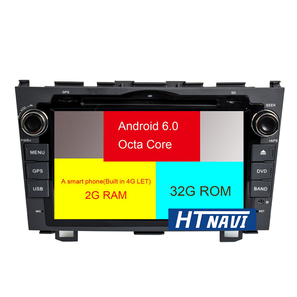 HTNAVI Reproductor multimedia para coche para Honda CR-V 2007-2011