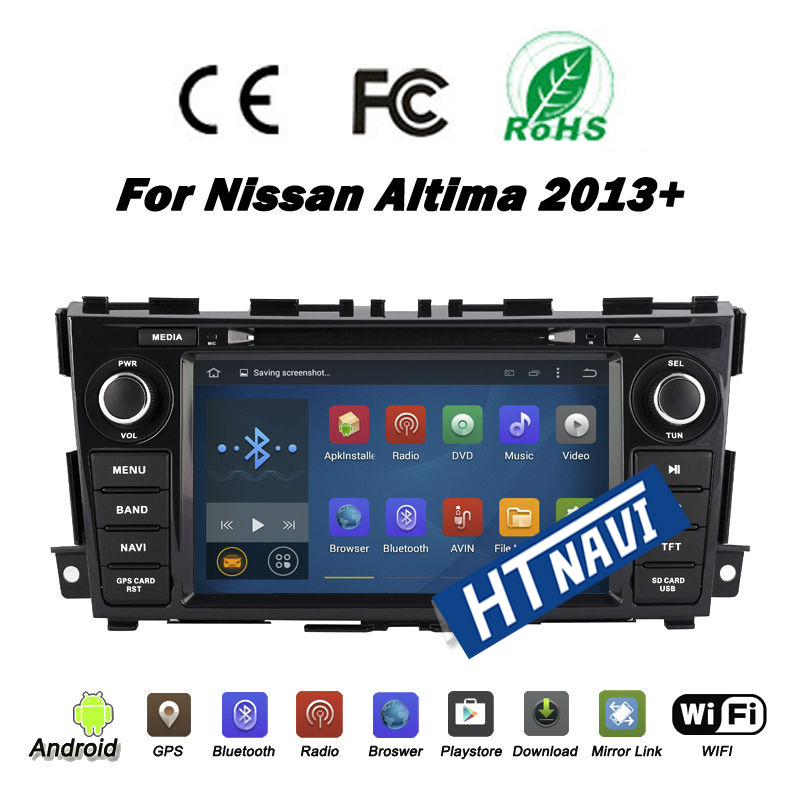 HTNAVI Lettore multimediale per auto per Nissan Teana /Altima 2013-2015