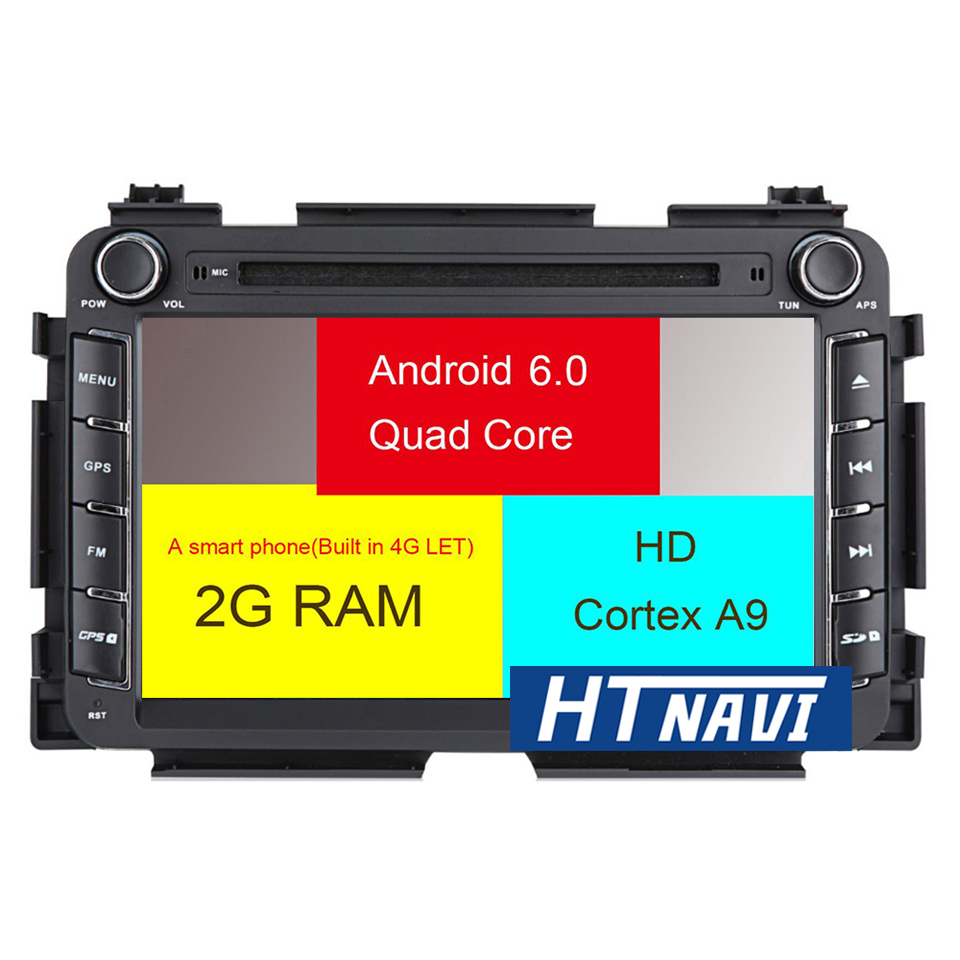 HTNAVI Player multimídia para carro para Honda VEZEL/HR-V 2013-2017