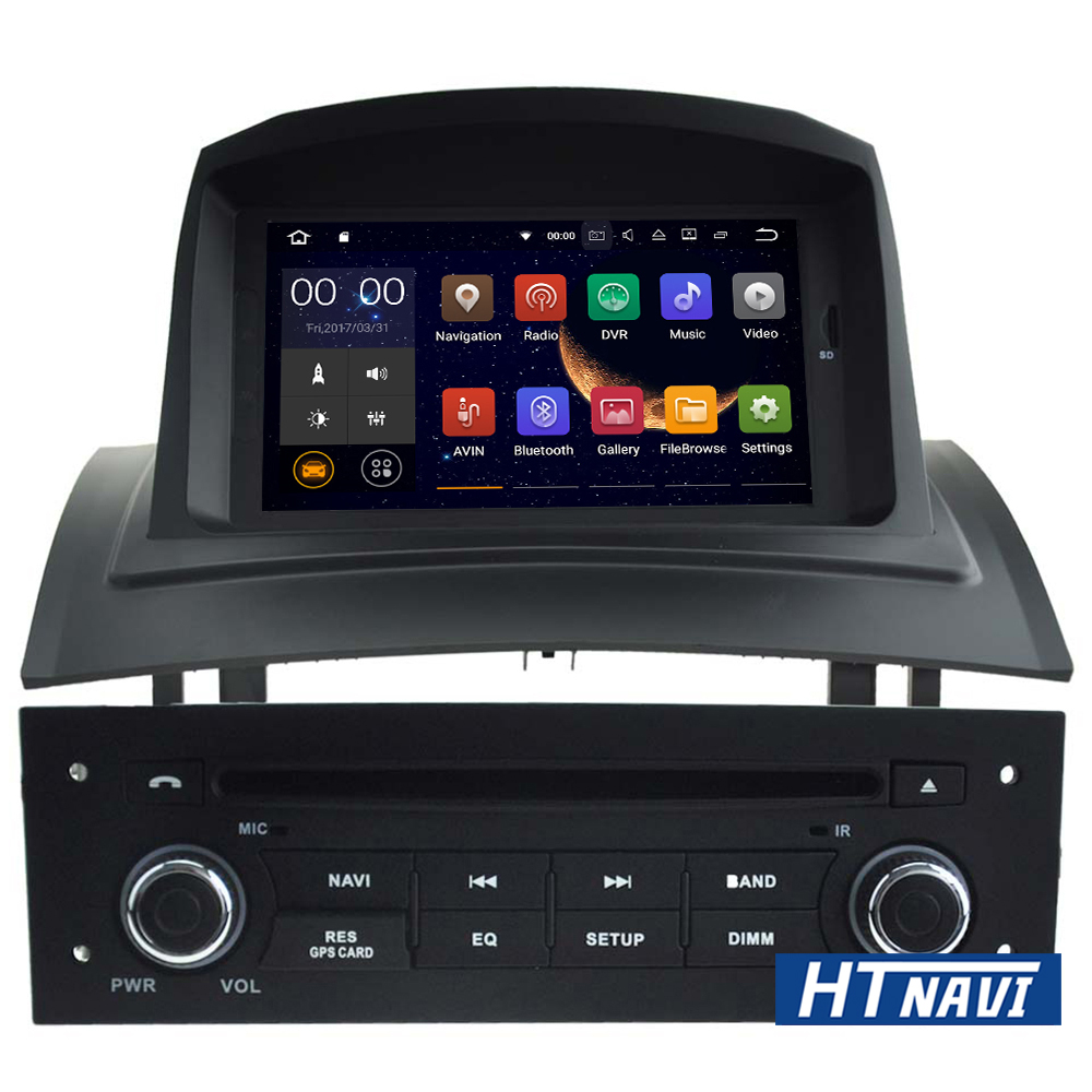 HTNAVI Car Multimedia Player For Renault Megane 2 2002-2008