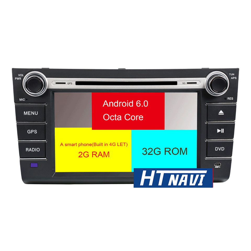 HTNAVI Lecteur multimédia de voiture pourSuzuki Swift 2004-2010