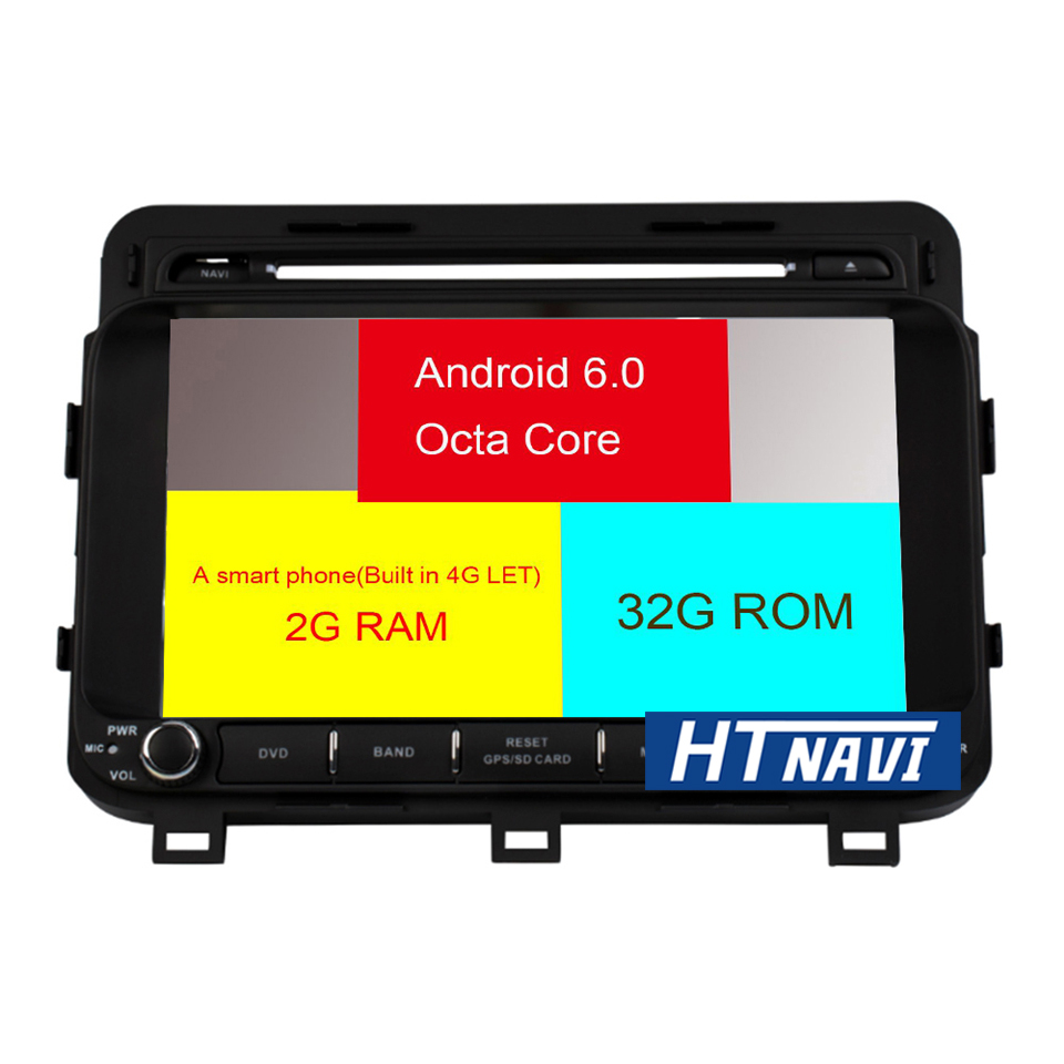 HTNAVI Lecteur multimédia de voiture pourKia OPTIMA/K5 2014-2017