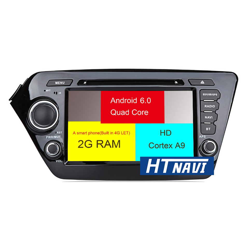 HTNAVI Player multimídia para carro para Kia RIO/K2 2011-2016