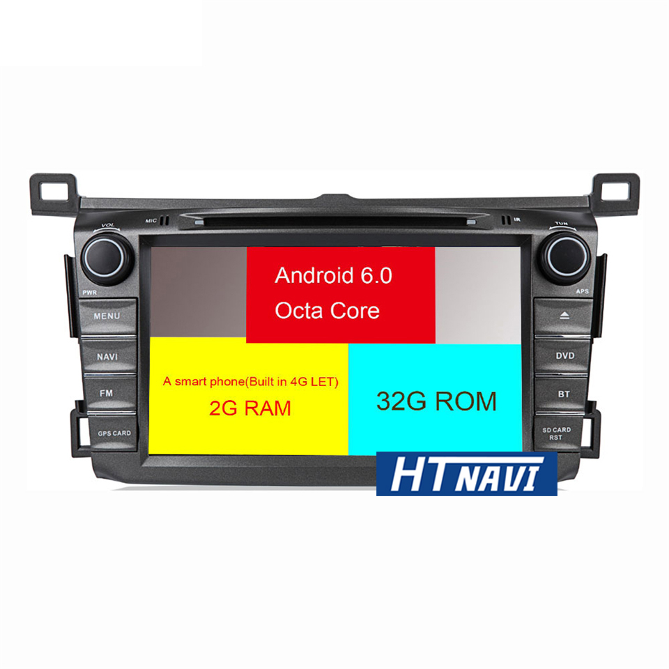 HTNAVI Player multimídia para carro para Toyota RAV4 2013-2017