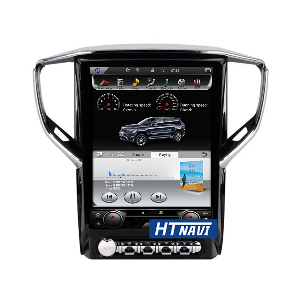 HTNAVI Lettore multimediale per auto per Maserati Ghibli 2014+